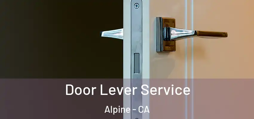  Door Lever Service Alpine - CA