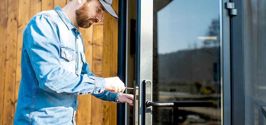 Frameless Glass Storefront Door Locks Replacement in Alpine, CA