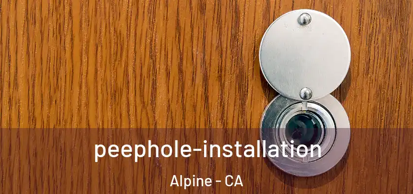  peephole-installation Alpine - CA